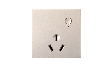 S2146-E831  16A兩極帶接地智能插座功能件(ZigBee-01)(香檳)